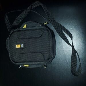 Caselogic case black yellow storage case clean very lightly used preowned vguc